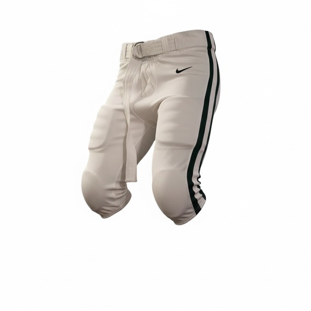Nike Team Football Pants Mens XL White Green Stripe CI3771-111 NWT New‎